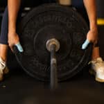Blå thumb tape til crossfit for bedre greb