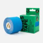 Blå kinesiologi tape