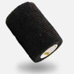 7,5cm bred sort elastisk bandagetape uden lim
