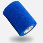 Blå selvklæbende strømpetape til fodboldsokker og benskinner