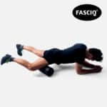 Hård foam roller til til lårmusklerne