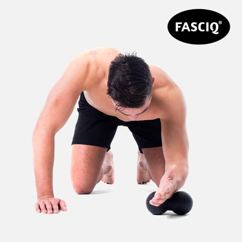 Lille peanut massagebold til aflastning af muskler