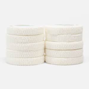 Hvid smal EAB 1,25cm storpakke - tape til fingre og afdækning af øreringe