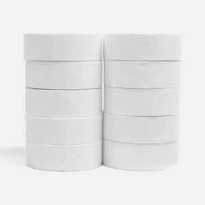 Poly Cotton tape 2,5 cm 10-pak - Stærk fiksering med polyester-mix