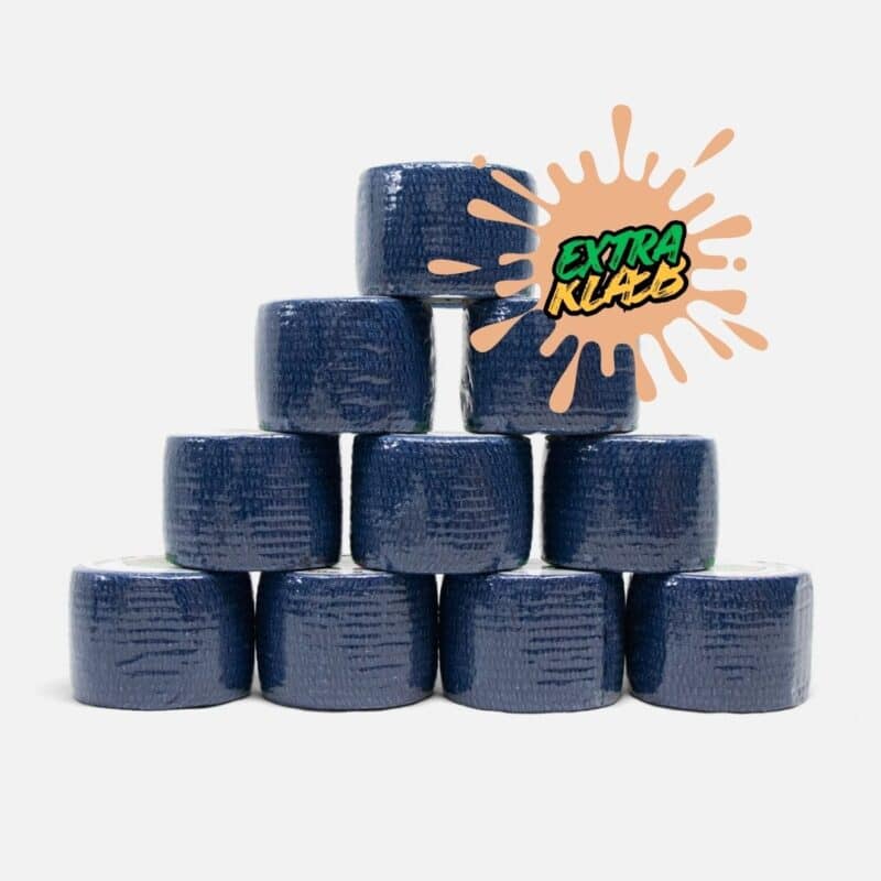 10pak-50mm-moerkeblaa-eab-pro-pp Navy blรฅ 5cm EAB PRO 10-pak ekstra stรฆrk tape til rugby blocks