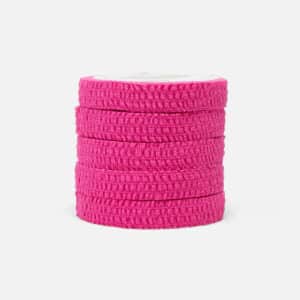 5 ruller lyserød smal tape 1,25cm - elastisk EAB til volleyball-fingre
