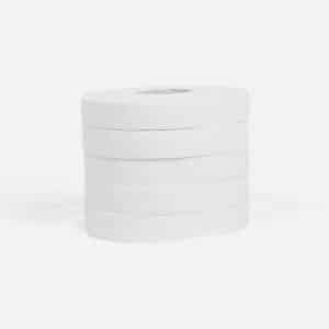 5 ruller Poly Cotton tape 1,25 cm - Stærk blanding af bomuld og polyester