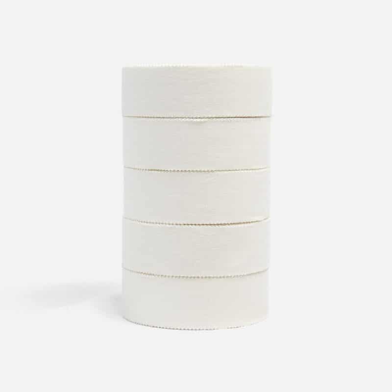 5pak-25mm-hvid-sportstape-pp Rigid sportstape hvid 2,5 cm - 5-pak til håndled og fiksering