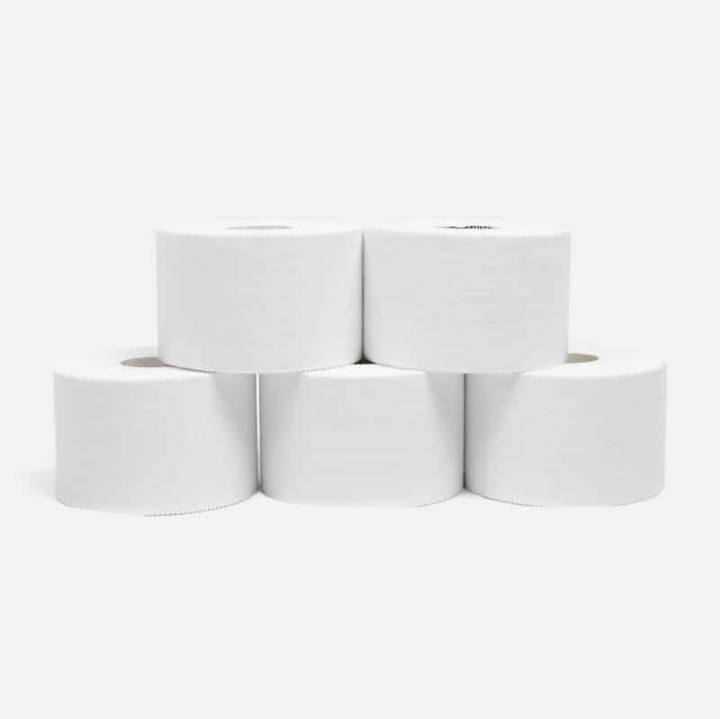 5pak-50mm-poly-cotton-pp Poly Cotton tape 5 cm 5-pak - Rigid støtte til store belastninger